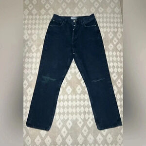 Agolde Riley High Rise Crop Jeans, color: Unseen